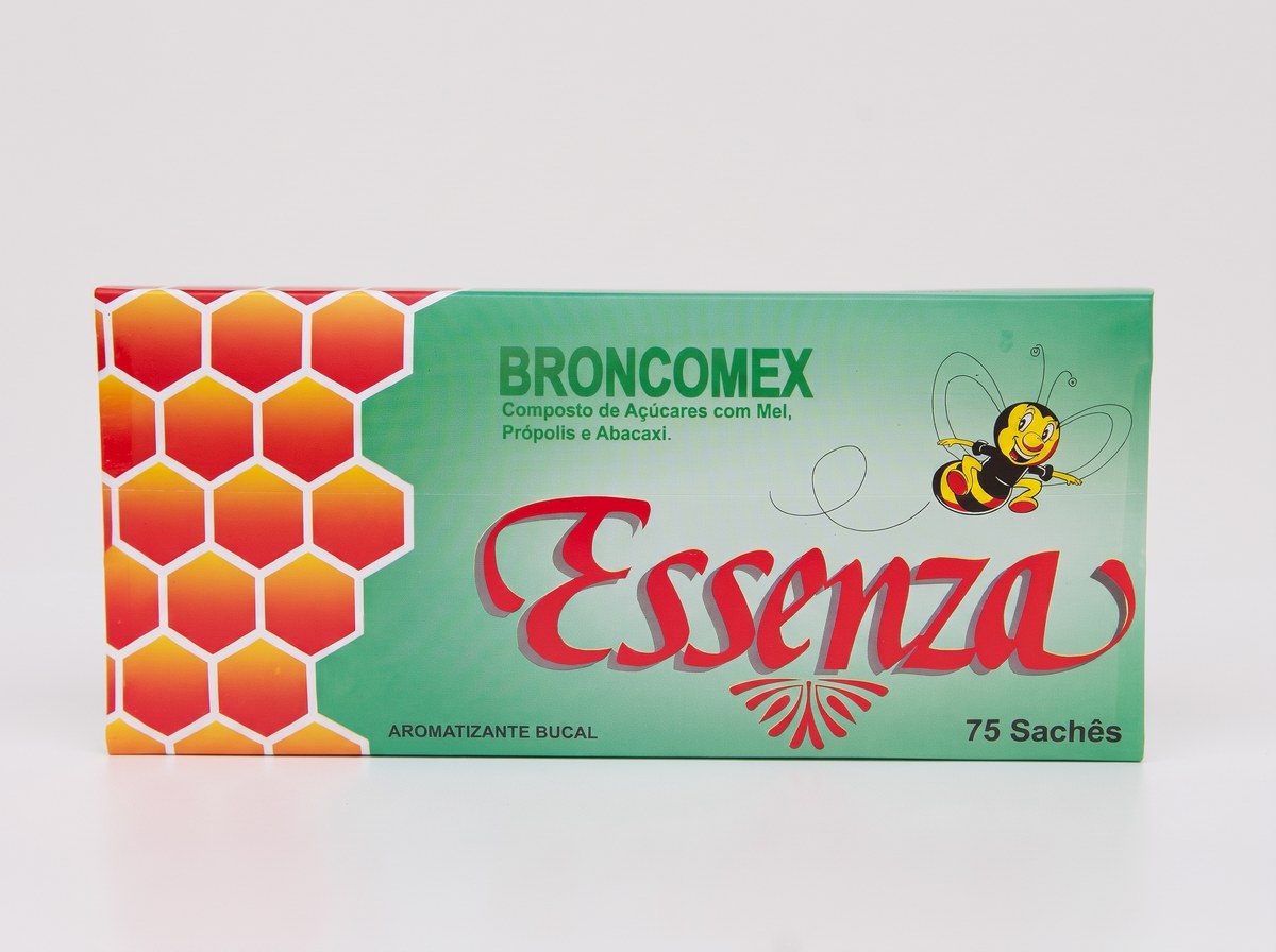 Display de Sachês Broncomex 75 unidades Sem Adesivo